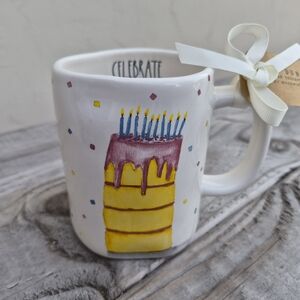 RAE DUNN 'CELEBRATE' CAKE MUG